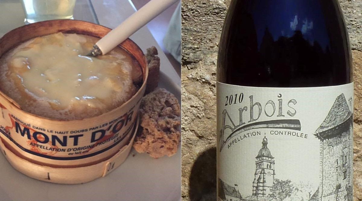 Degustace Mont d'Or a BIO vín z Jury